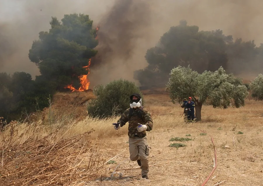 Detienen a 33 personas presuntamente por haber provocado incendios en Grecia