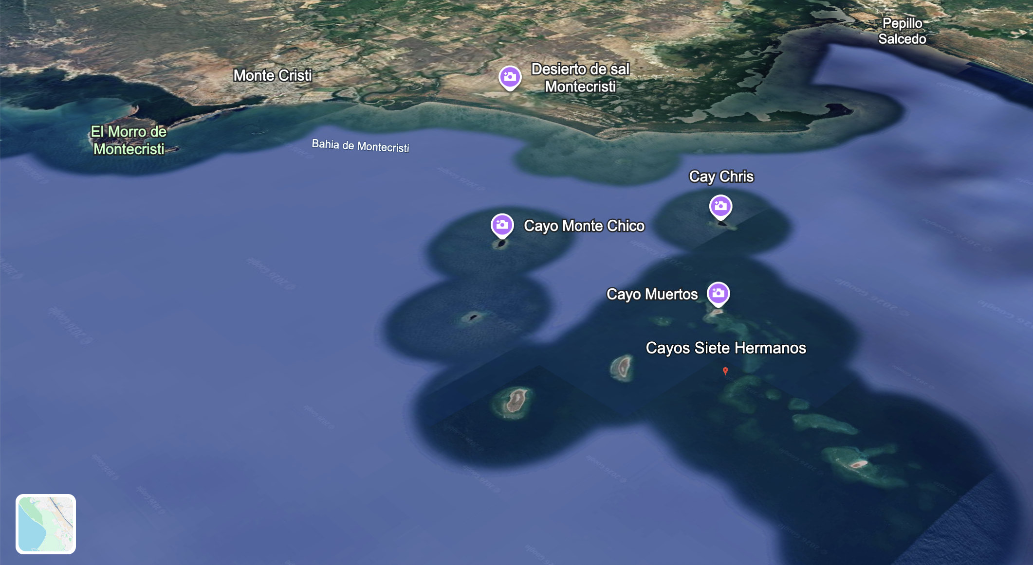 Cayos Siete Hermanos, Monte Cristi.