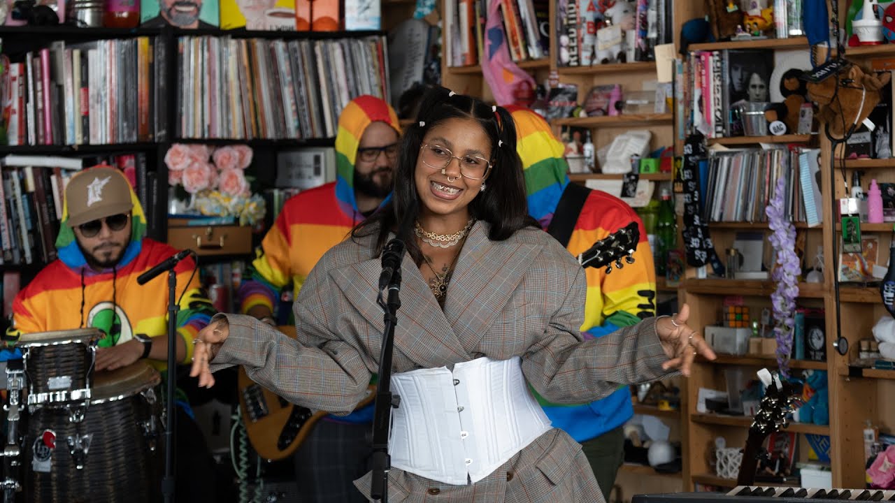 Tokischa en su sesion de Tiny Desk (2022).