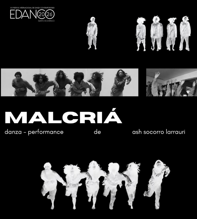 Performance de danza dominicana "Malcriá" en el Teatro Narciso González, como parte del evento de danza Edanco.