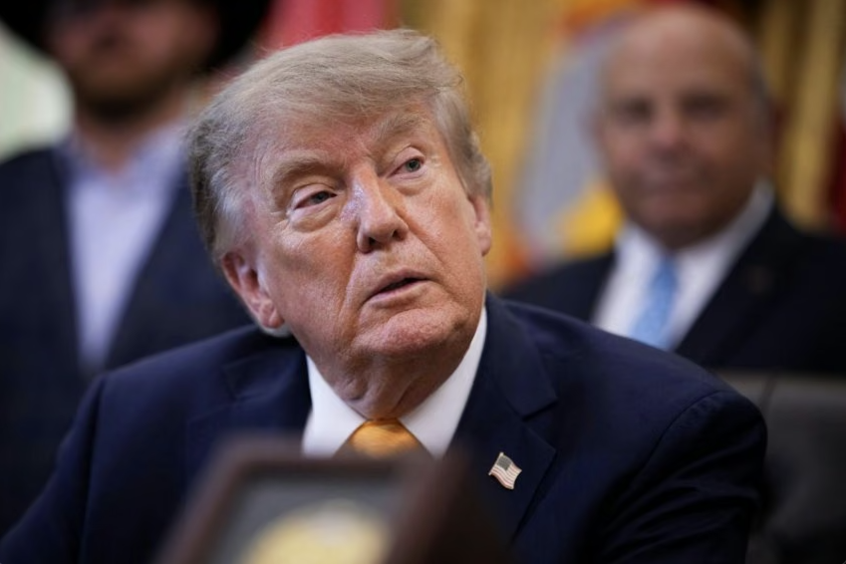 El presidente de Estados Unidos, Donald Trump, durante una reunión en la Casa Blanca.