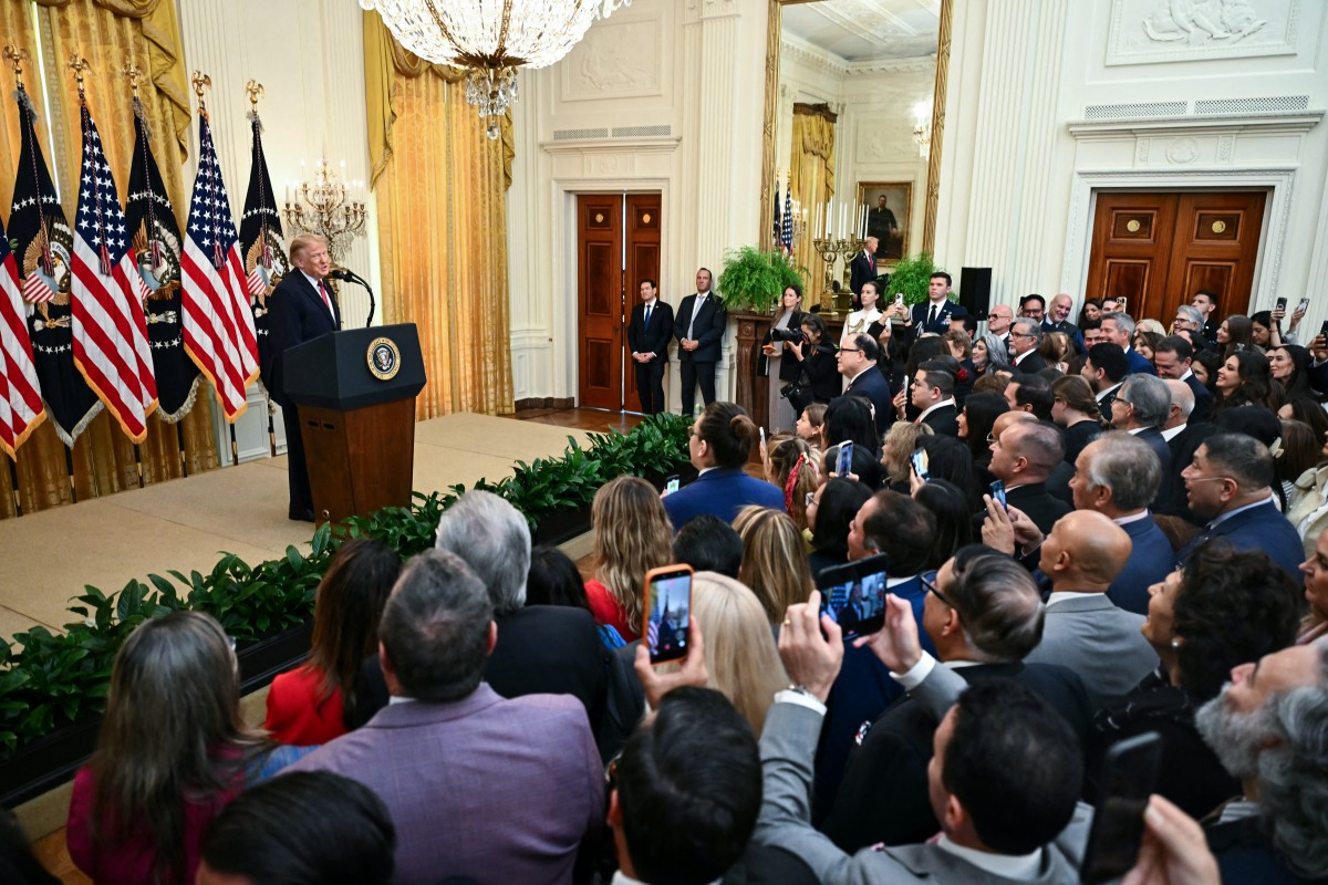 Trump habló sobre Abinader durante el acto de celebración al "Mes de la Herencia Hispana" en la Casa Blanca.