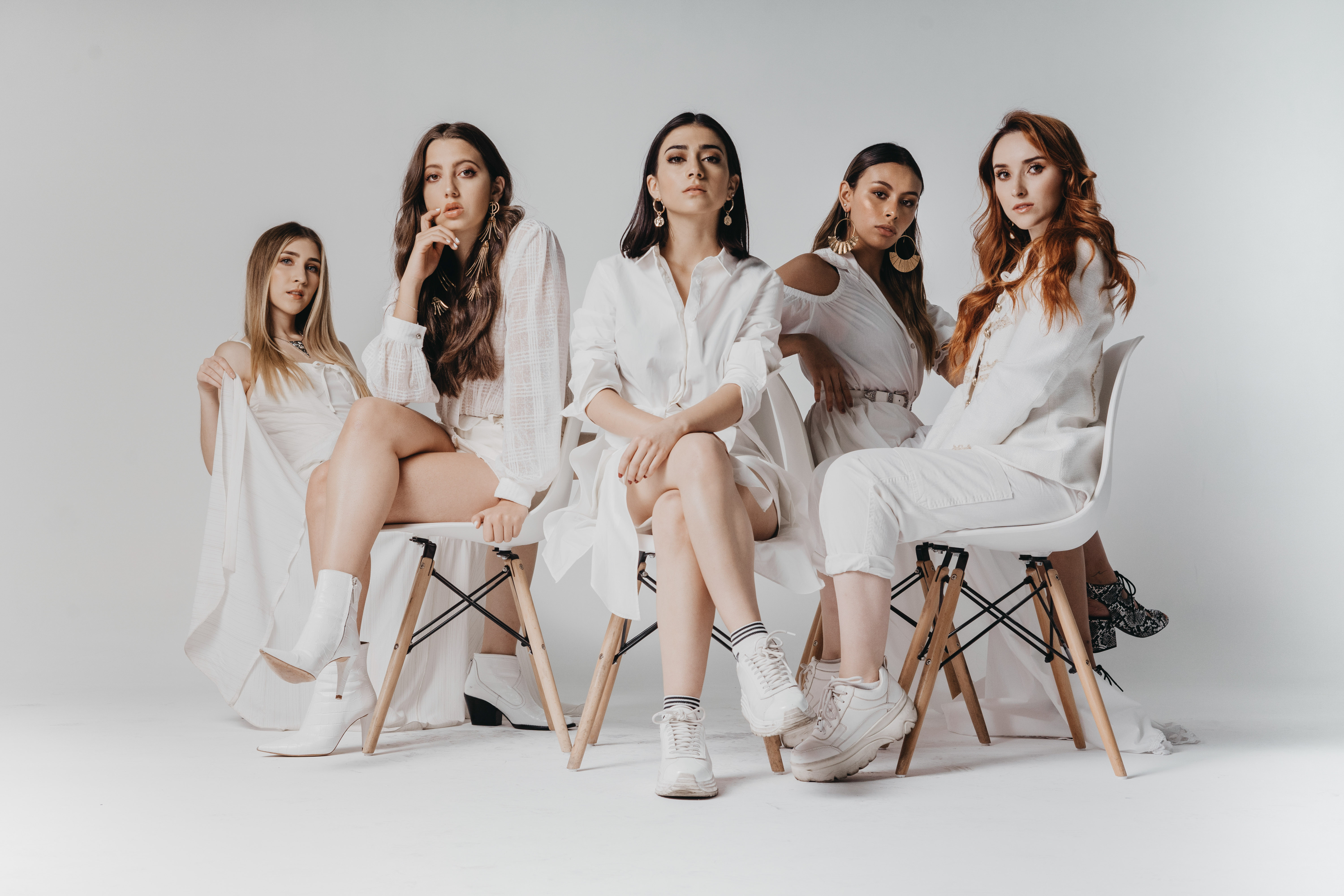 Desde la izquierda, Olga Natalia, Makis, Juliana y Camila, integrantes del grupo colombiano Ventino.
