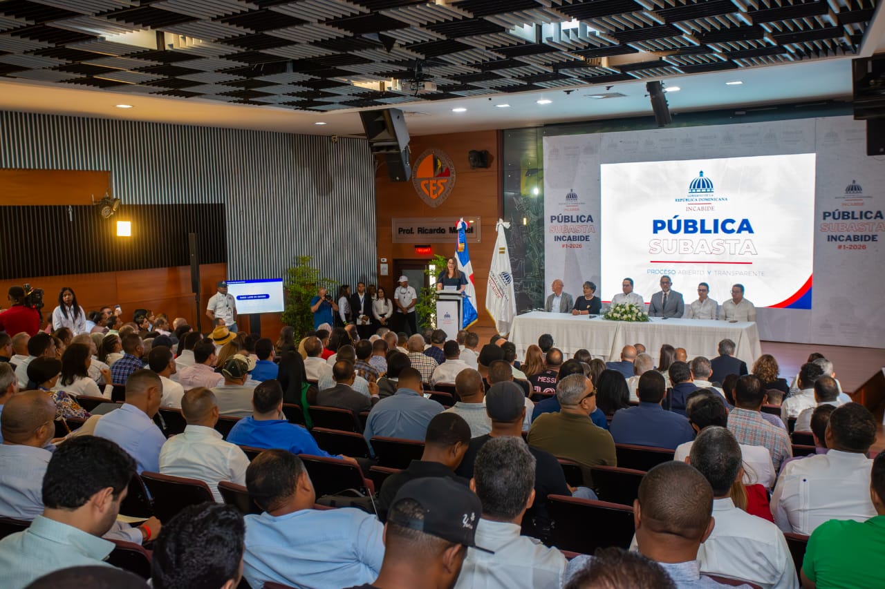 INCABIDE subastará 200 bienes valorados en RD$1,000 millones el 25 de noviembre